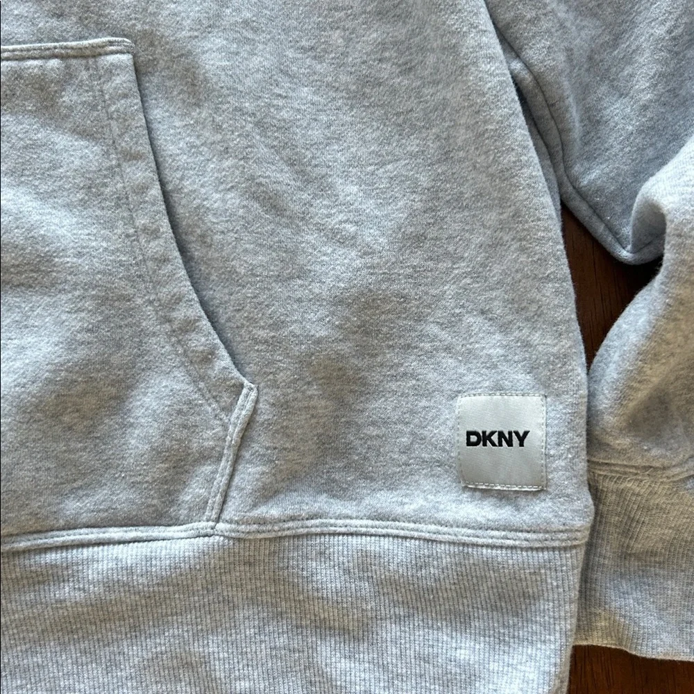 DKYN women’s gray active wear hoodie size medium​ - Picture 2 of 6